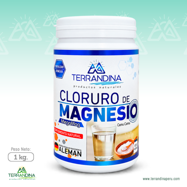 Cloruro de Magnesio Cristalizado y Atomizado 1 kg. - Terrandina