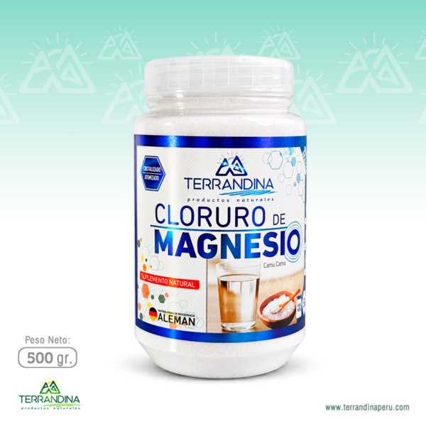 Cloruro de Magnesio Cristalizado y Atomizado 500 gr. - Terrandina